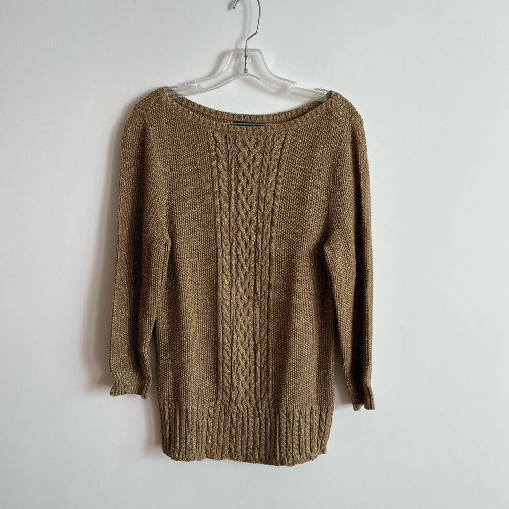 Ralph Lauren Green Label Gold Sweater